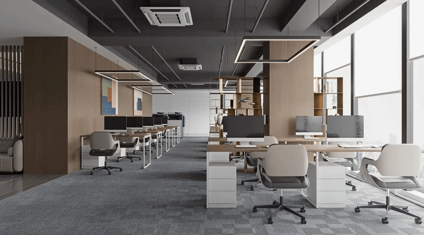 陜西辦公室裝修風水設計,寫字樓設計裝修&mdash;西安東朗裝飾工程_大門_區(qū)